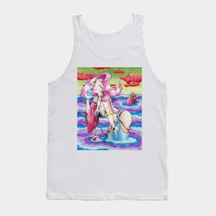 Playing in Berry Lake Tank Top